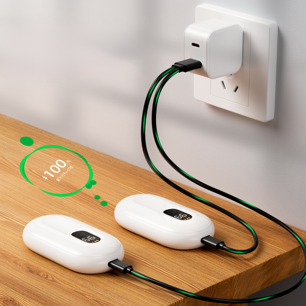 Rechargeable Hand Warmers and Electric Heater with Magnetic Pocket Design and Digital Display - Image 2