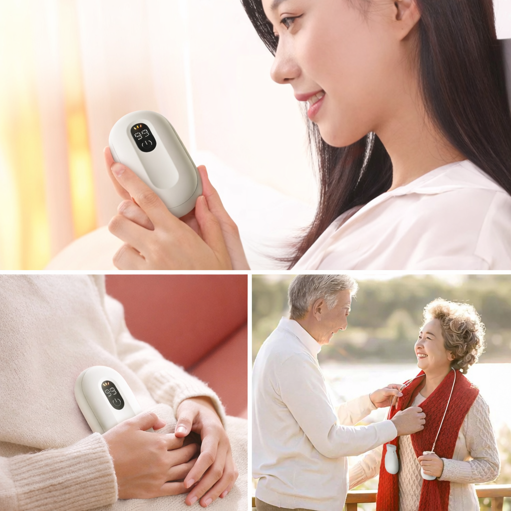 Rechargeable Hand Warmers and Electric Heater with Magnetic Pocket Design and Digital Display - Image 3