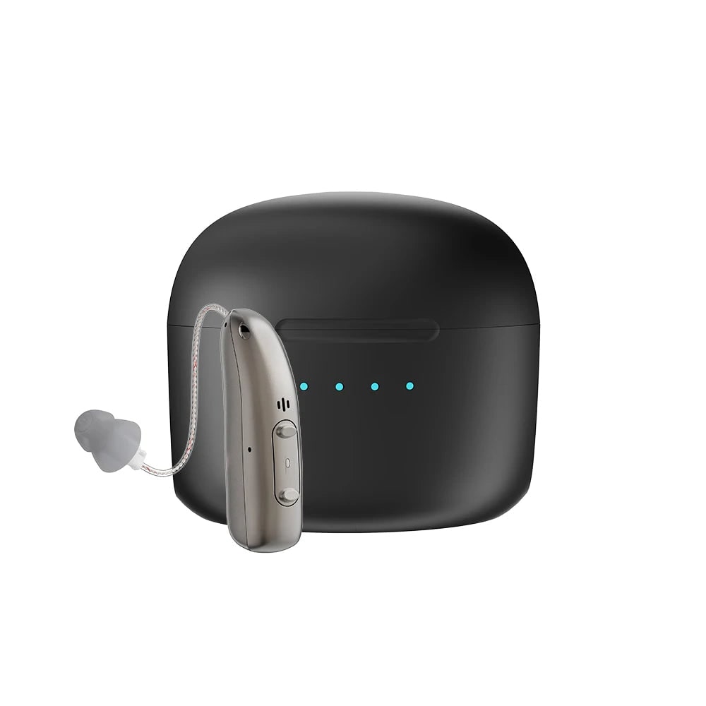 Rechargeable Hearing Aids with Bluetooth Noise Reduction and Charging Case - Image 10