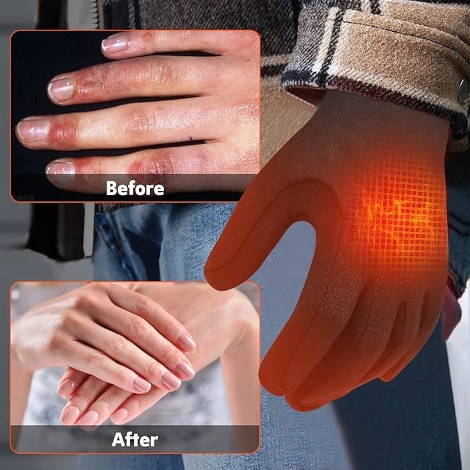 Rechargeable Heated Glove Liners with Battery Power and Thermal Hand Warmers - Image 3