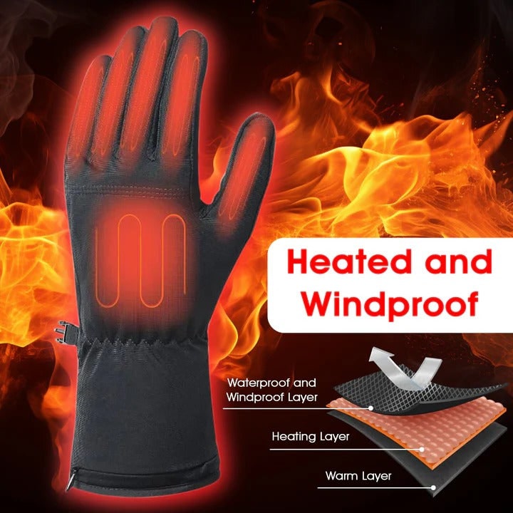 Rechargeable Heated Glove Liners with Battery Power and Thermal Hand Warmers - Image 5