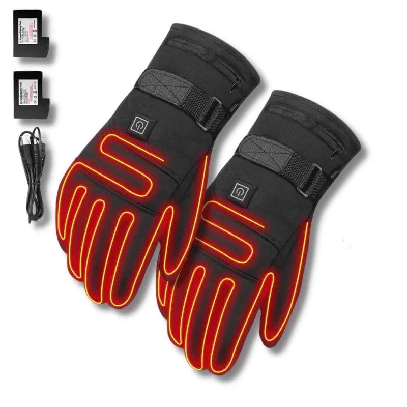 Rechargeable Heated Gloves with Adjustable Heat Settings and Waterproof Thermal Protection - Image 4