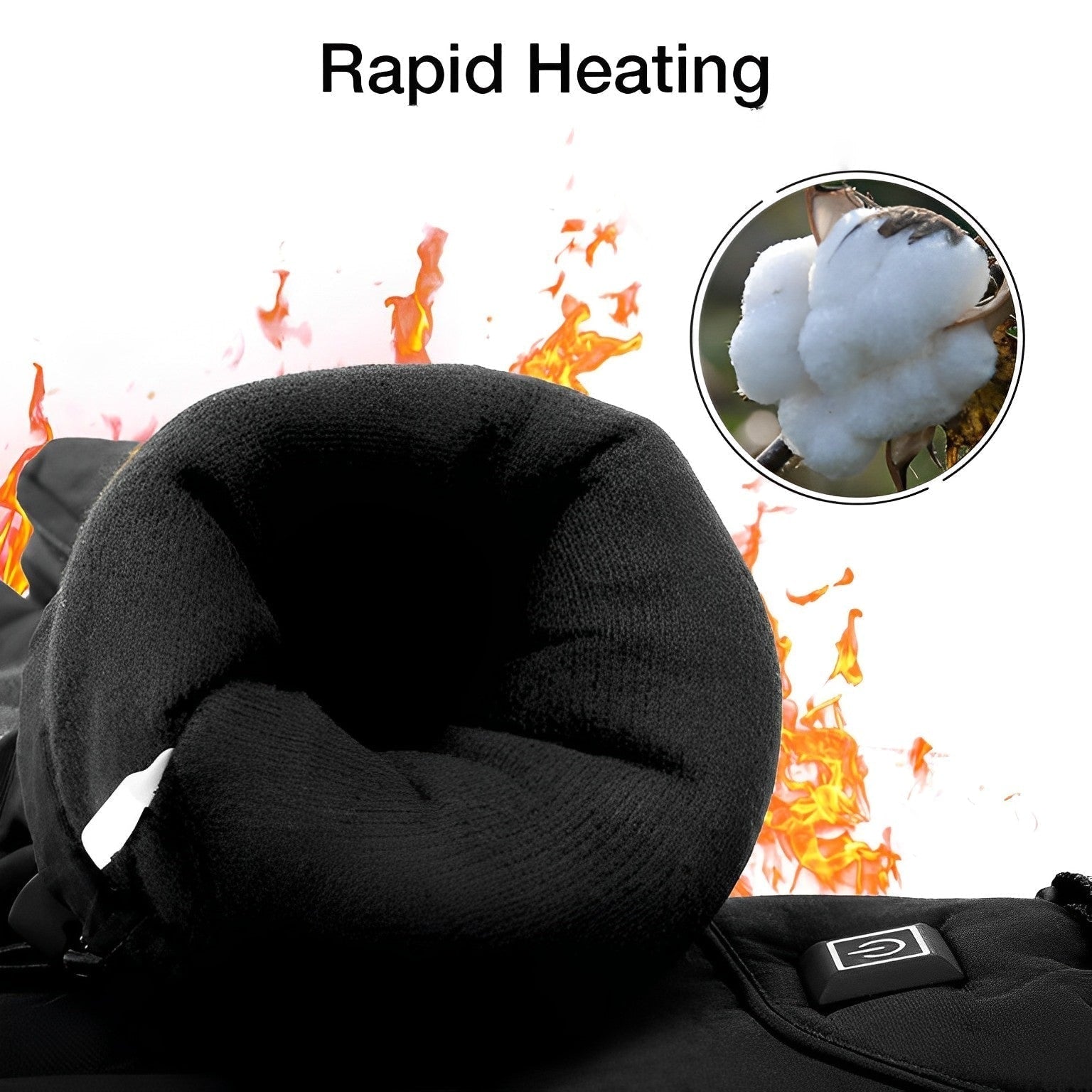 Rechargeable Heated Gloves with Waterproof Battery Pocket and Touchscreen Fingertips - Image 6