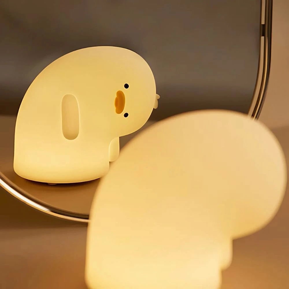 Rechargeable Night Light Silicone Animal Shaped Portable LED Warm White - Image 15