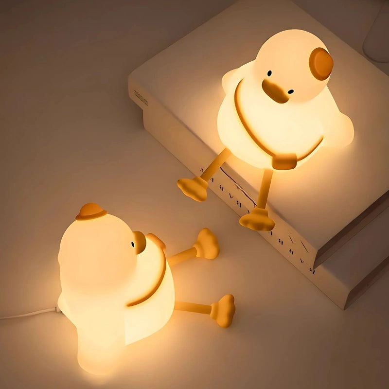 Rechargeable Night Light Silicone Animal Shaped Portable LED Warm White - Image 23