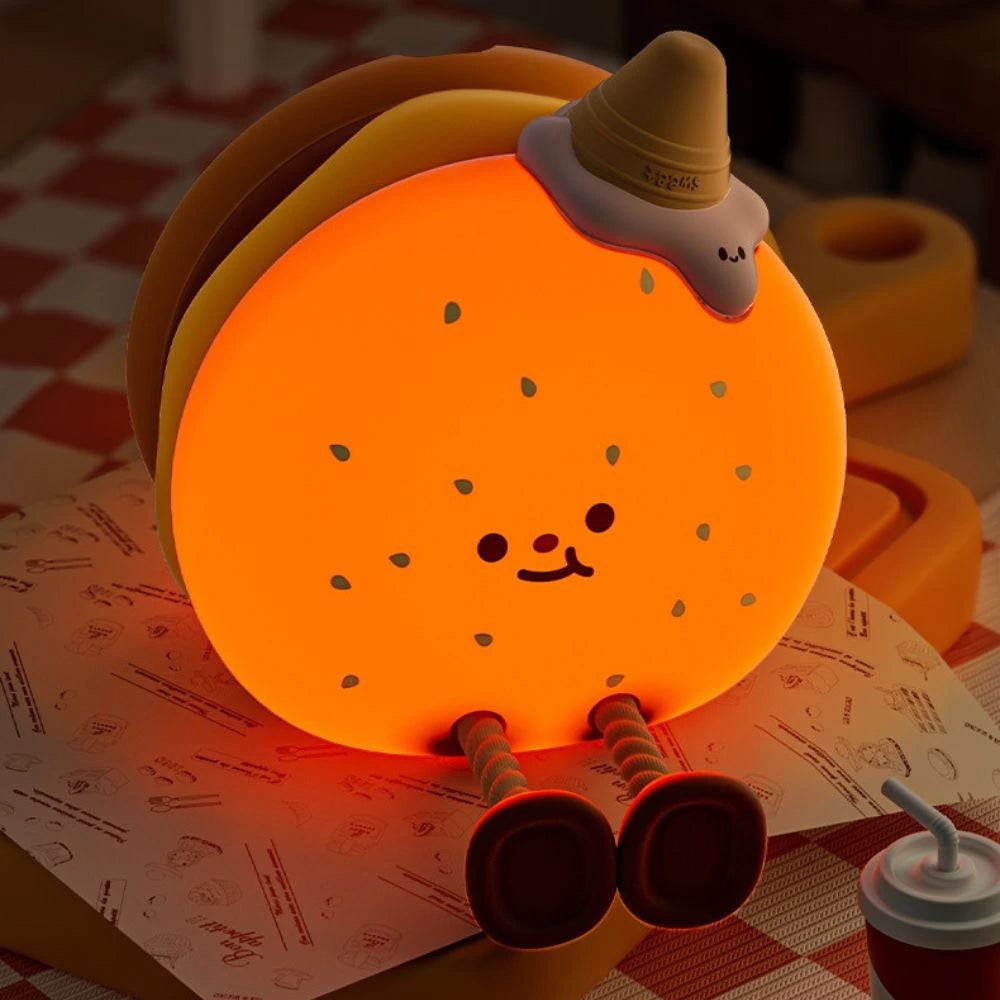 Rechargeable Night Light Silicone Animal Shaped Portable LED Warm White - Image 26