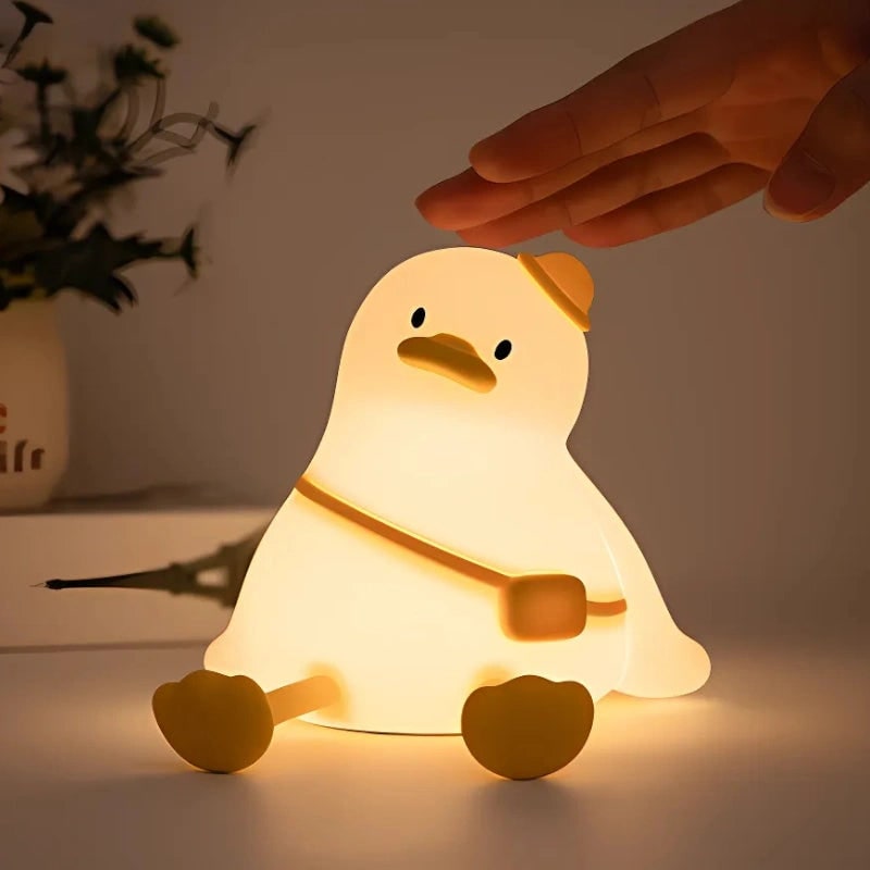 Rechargeable Night Light Silicone Animal Shaped Portable LED Warm White - Image 31
