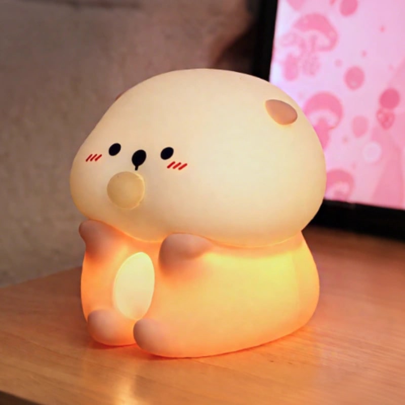 Rechargeable Night Light Silicone Animal Shaped Portable LED Warm White - Image 34