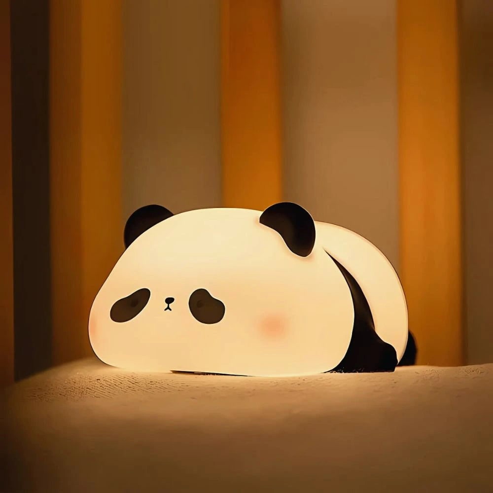 Rechargeable Night Light Silicone Animal Shaped Portable LED Warm White - Image 6