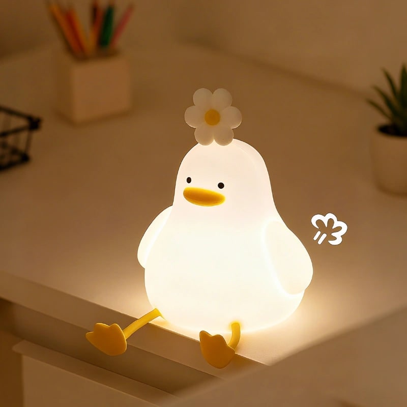 Rechargeable Night Light Silicone Soft Portable Animal LED Dimmable - Image 17