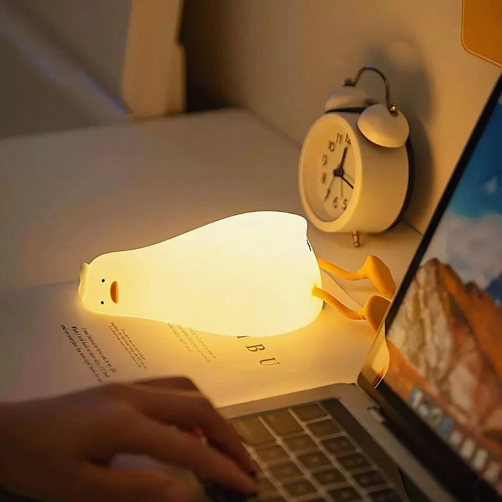Rechargeable Night Light Silicone Soft Portable Animal LED Dimmable - Image 2