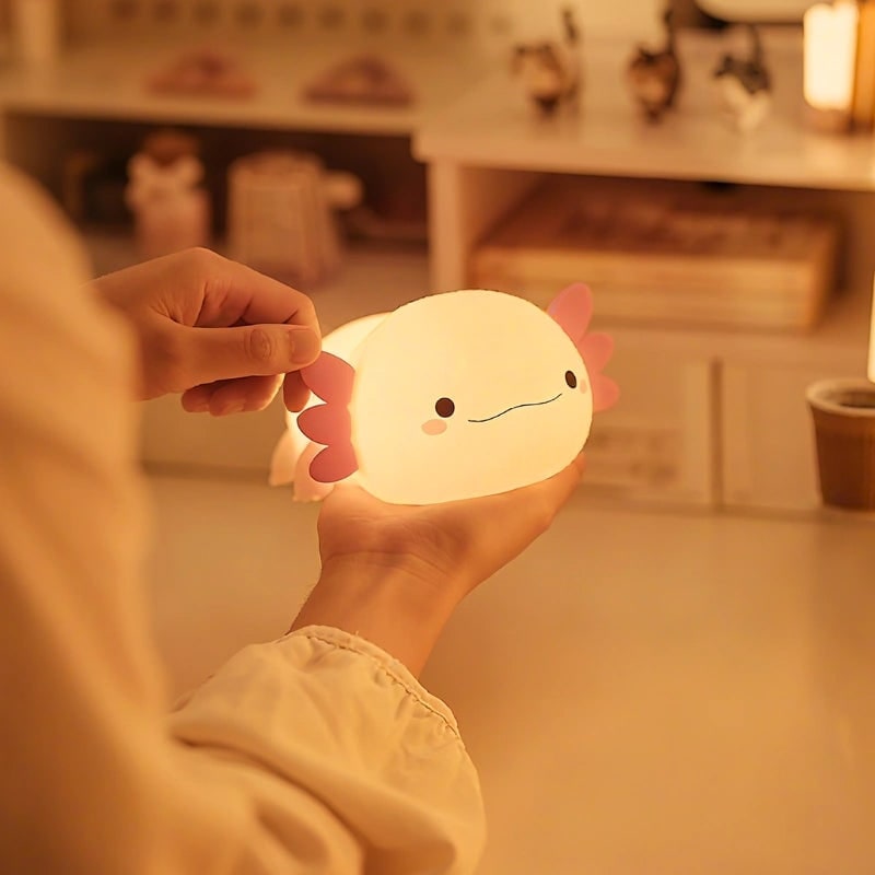 Rechargeable Night Light Silicone Soft Portable Animal LED Dimmable - Image 20