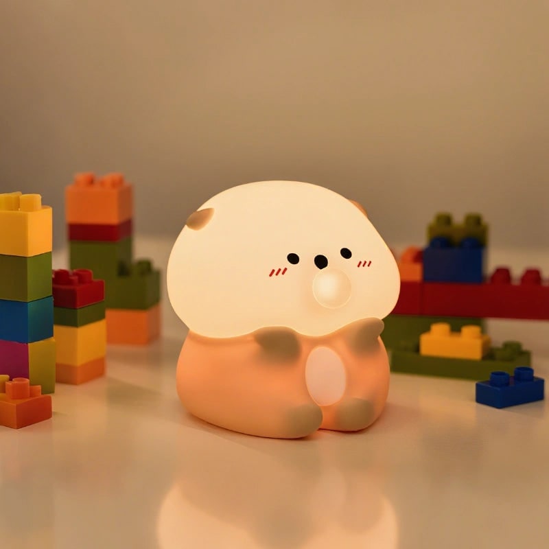 Rechargeable Night Light Silicone Soft Portable Animal LED Dimmable - Image 21