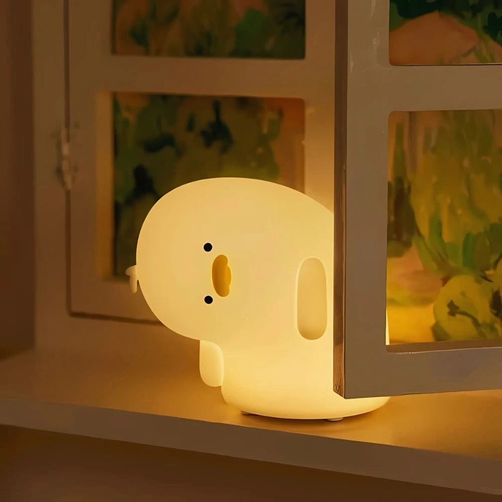 Rechargeable Night Light Silicone Soft Portable Animal LED Dimmable - Image 3