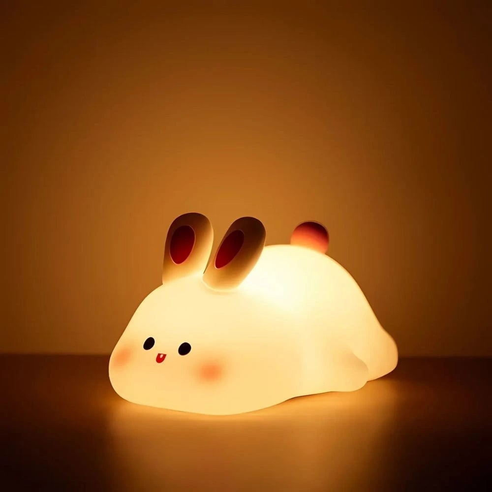 Rechargeable Night Light Silicone Soft Portable Animal LED Dimmable - Image 7