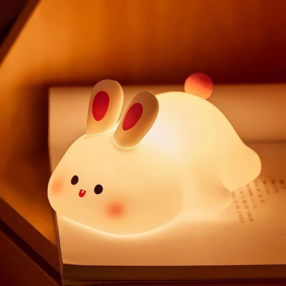 Rechargeable Night Light Silicone Soft Portable Animal LED Dimmable - Image 8