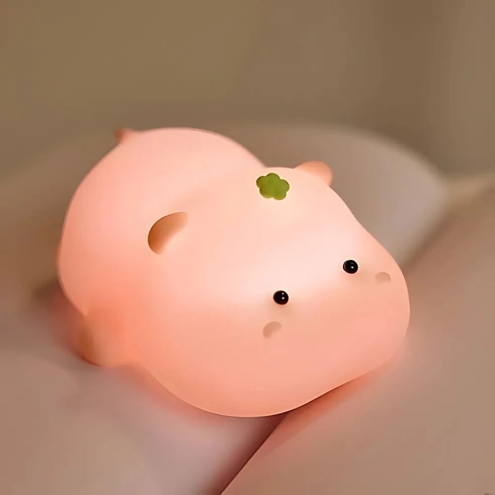 Rechargeable Night Light Silicone Soft Portable Animal LED Dimmable - Image 9