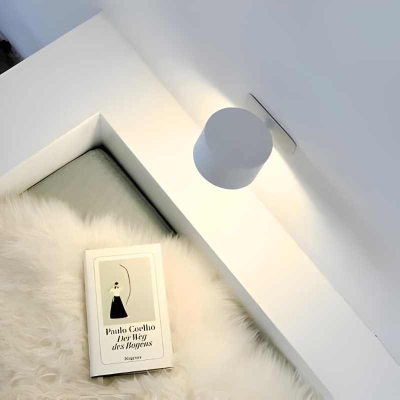 Rechargeable Wall Sconce with Modern Lighting Battery Powered Magnetic Mount and 360° Rotation - Image 11