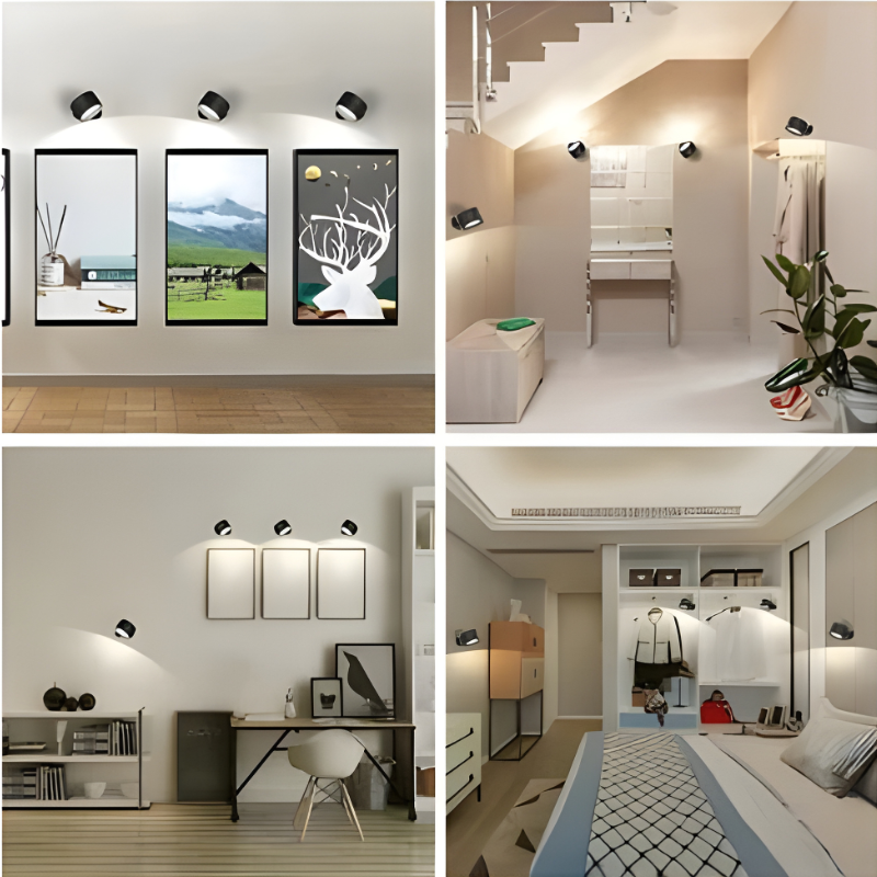 Rechargeable Wall Sconce with Modern Lighting Battery Powered Magnetic Mount and 360° Rotation - Image 14
