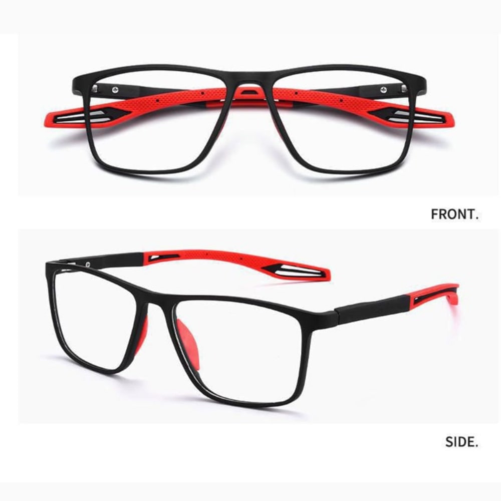 Rectangular Reading Glasses with Spring Hinge Blue Light Blocking Lightweight Tr90 Frame - Image 5
