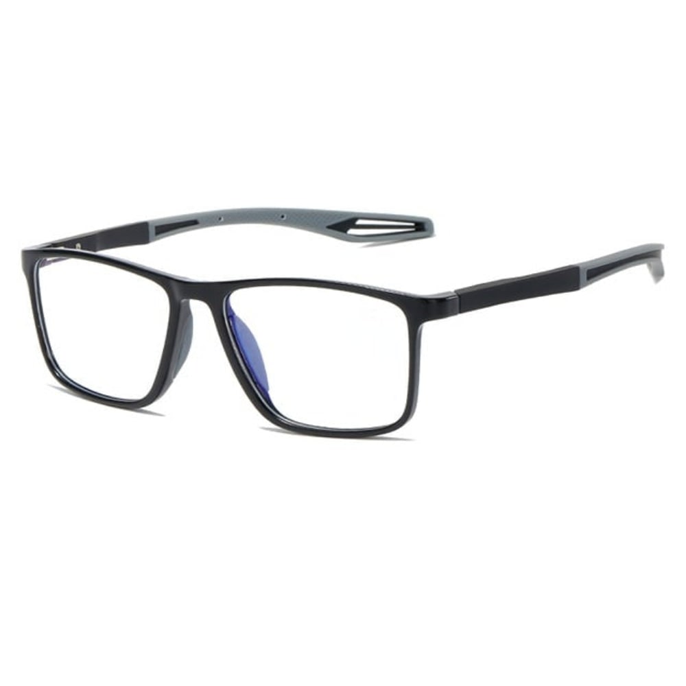 Rectangular Reading Glasses with Spring Hinge Blue Light Blocking Lightweight Tr90 Frame - Image 7