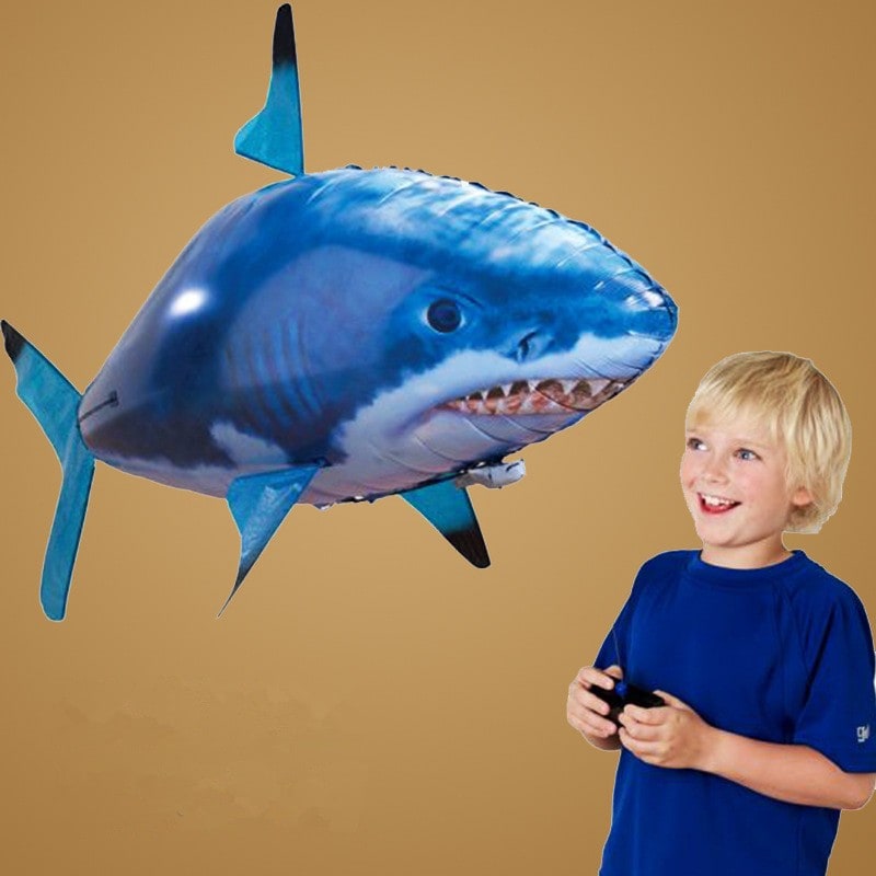 Remote Control Flying Toy Inflatable Balloon with Motorized Tail and 40 Feet Range - Image 2