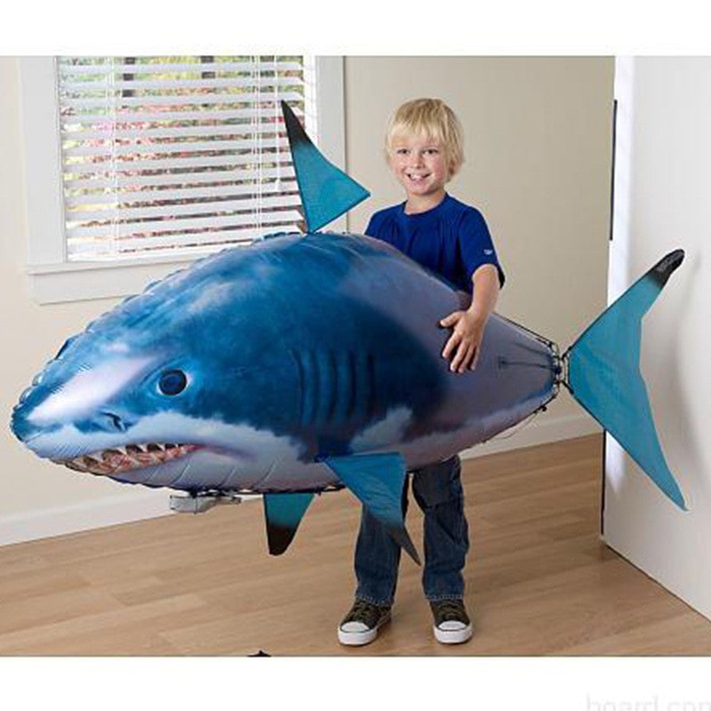 Remote Control Flying Toy Inflatable Balloon with Motorized Tail and 40 Feet Range - Image 6