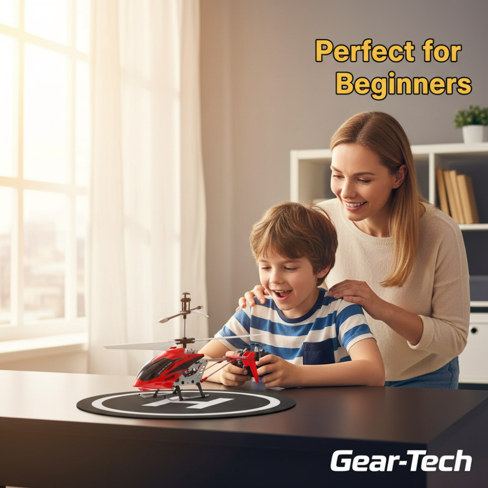 Remote Control Helicopter with Metal Frame Dual Rotors and Crash-Resistant Design for Indoor Flight - Image 13