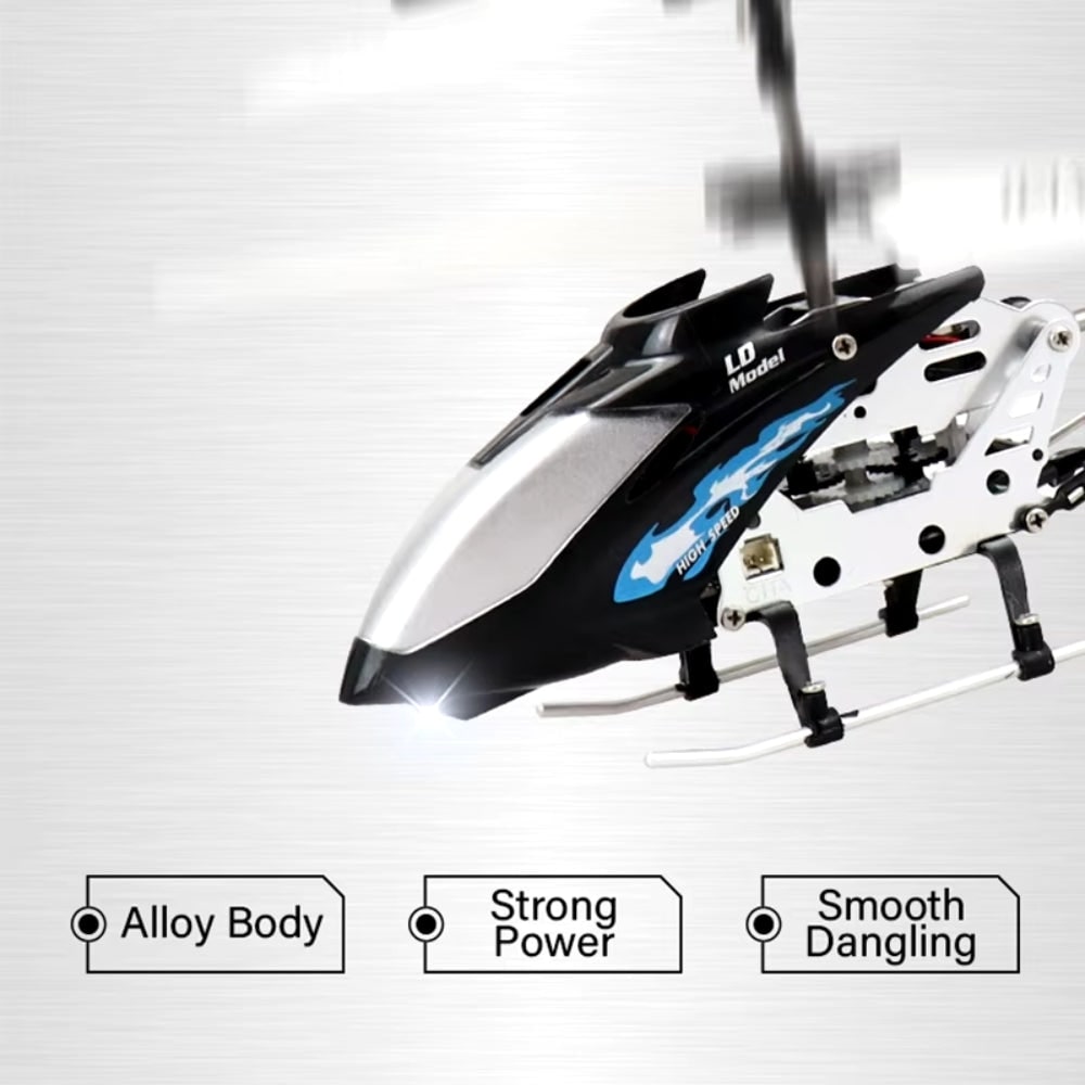 Remote Control Helicopter with Metal Frame Dual Rotors and Crash-Resistant Design for Indoor Flight - Image 22