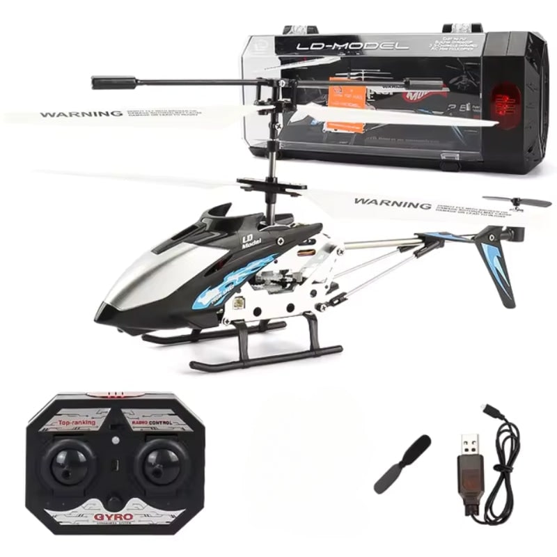 Remote Control Helicopter with Metal Frame Dual Rotors and Crash-Resistant Design for Indoor Flight - Image 23