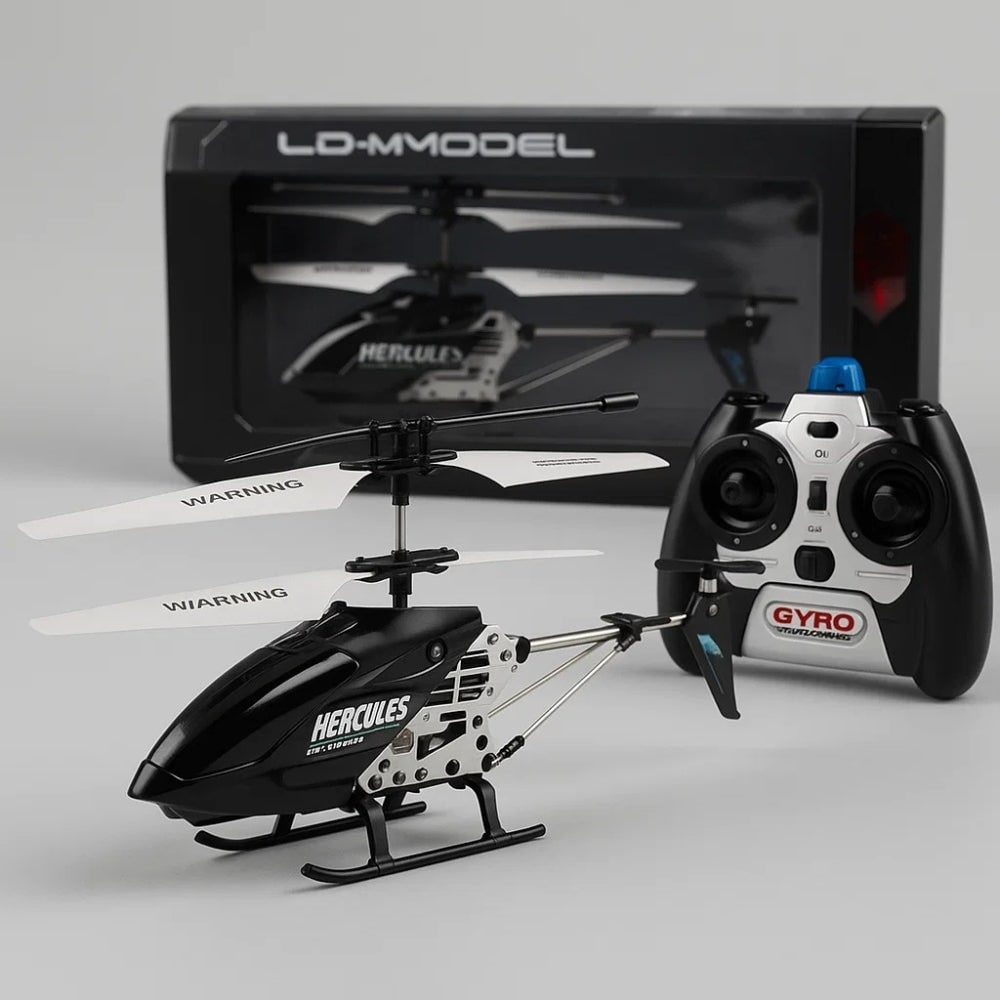 Remote Control Helicopter with Metal Frame Dual Rotors and Crash-Resistant Design for Indoor Flight - Image 24