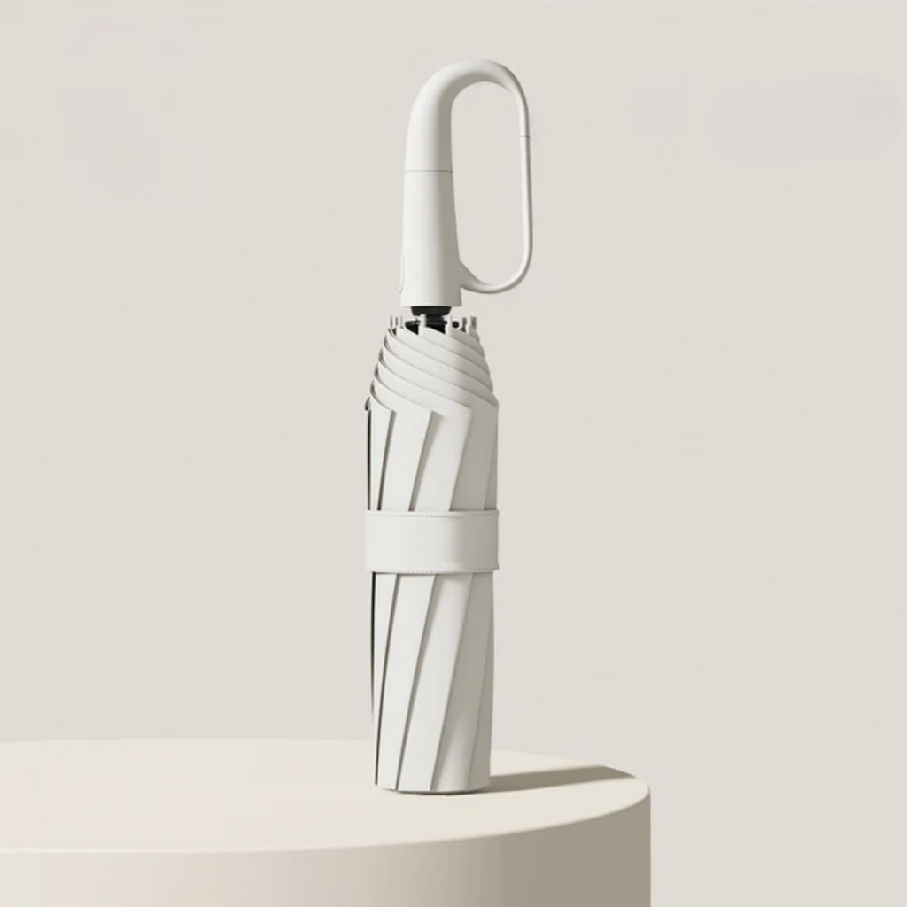 Repel Windproof Travel Umbrella with Compact Automatic Folding and Carabiner Handle - Image 4
