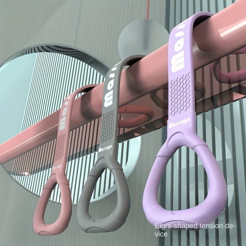 Resistance Band with Handles for Pilates Figure 8 Elastic Molded Rubber Non Slip - Image 4