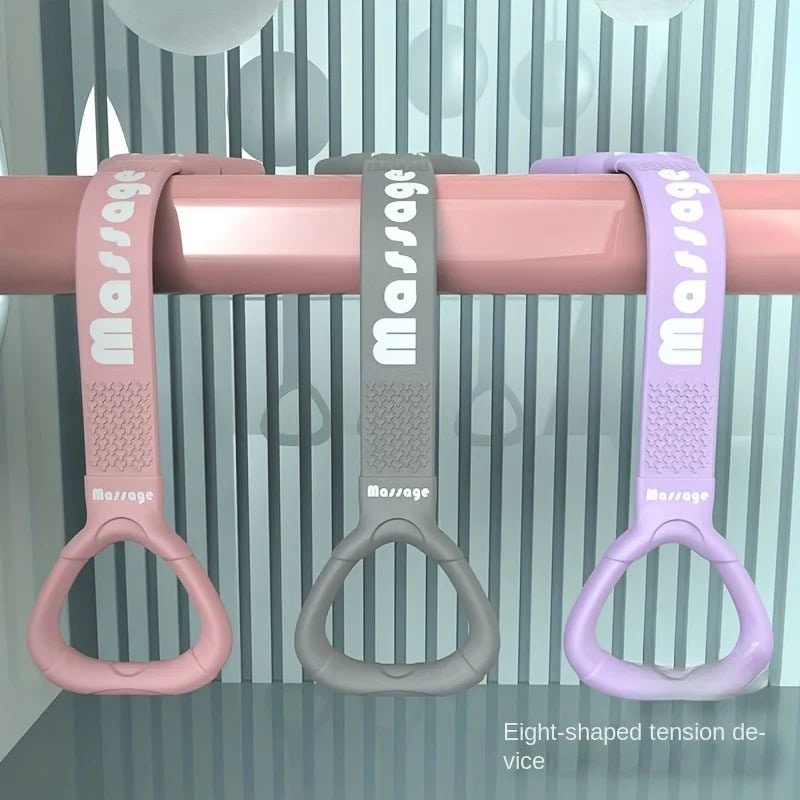 Resistance Band with Handles for Pilates Figure 8 Elastic Molded Rubber Non Slip - Image 5