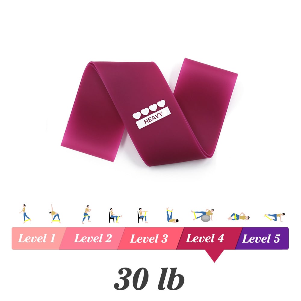 Resistance Bands with Color Coded Levels for Exercise Workout and Strength Training - Image 11