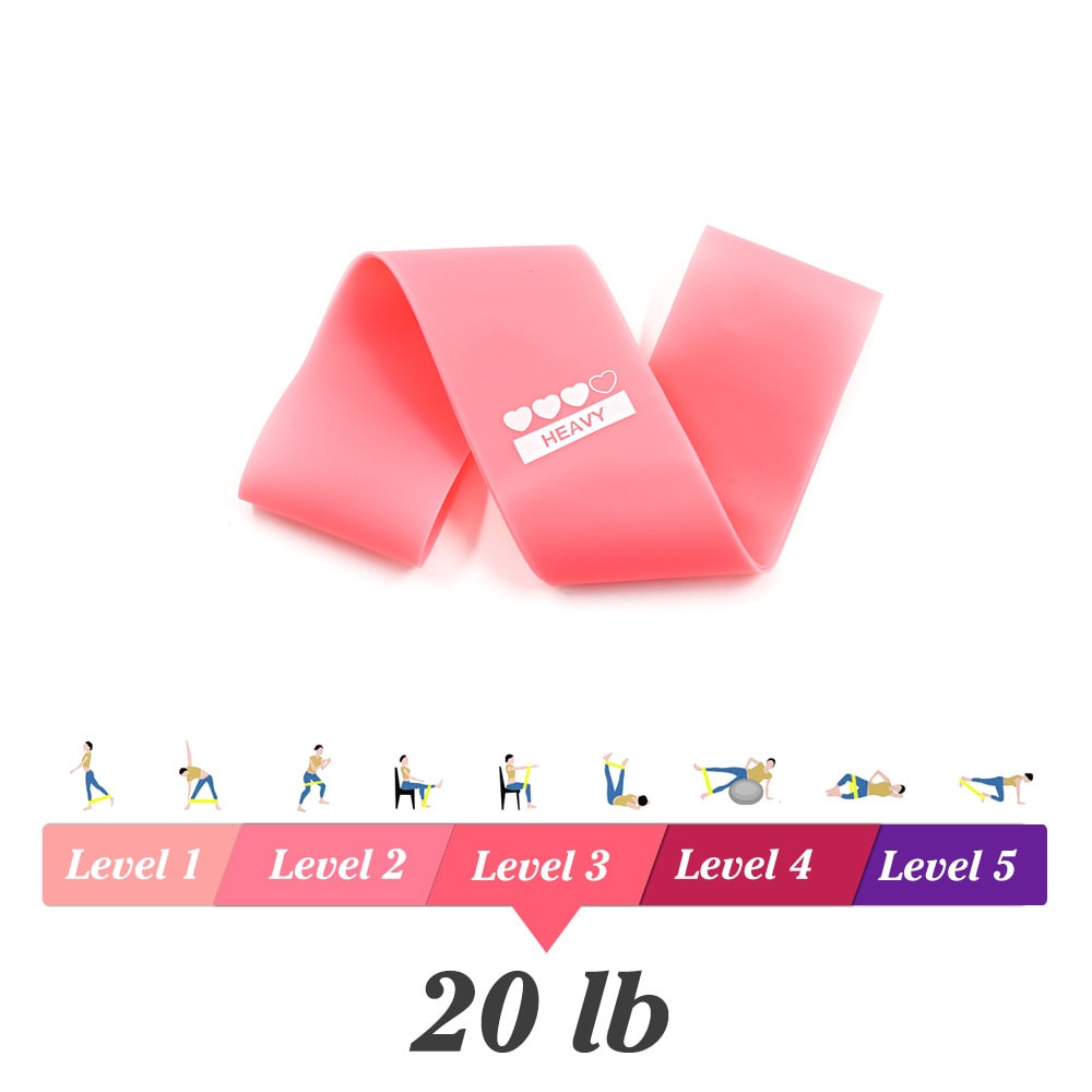 Resistance Bands with Color Coded Levels for Exercise Workout and Strength Training - Image 5