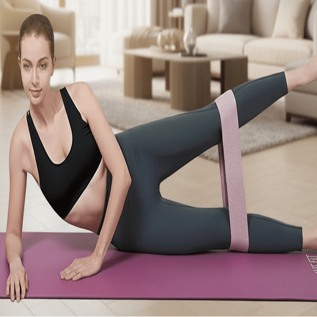 Resistance Loop Bands Glute Booty Fabric Non Slip Portable Squat - Image 2
