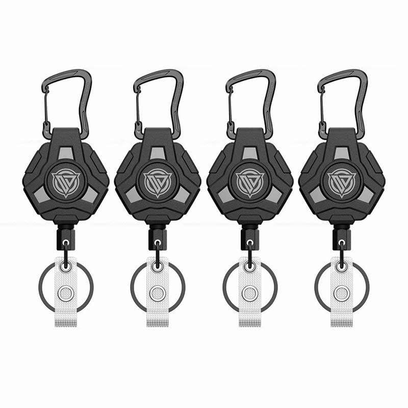 Retractable Badge Reels with Carabiner Clip and Heavy Duty Steel Cord Key Chain - Image 15