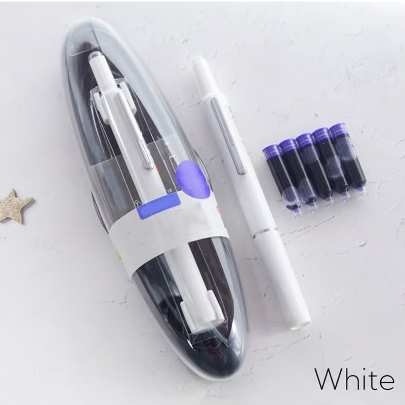 Retractable Fountain Pen with Fine Metal Nibs and Smooth Ink Flow for Writing Luxury - Image 12