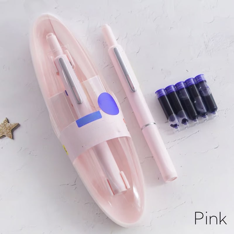 Retractable Fountain Pen with Fine Metal Nibs and Smooth Ink Flow for Writing Luxury - Image 14
