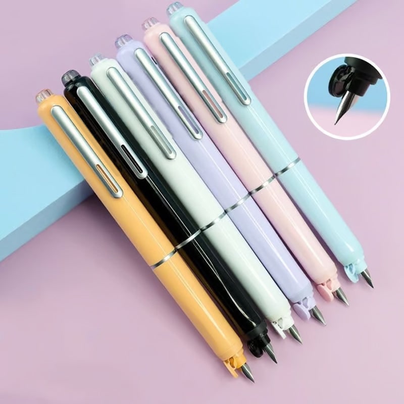Retractable Fountain Pen with Fine Metal Nibs and Smooth Ink Flow for Writing Luxury - Image 4
