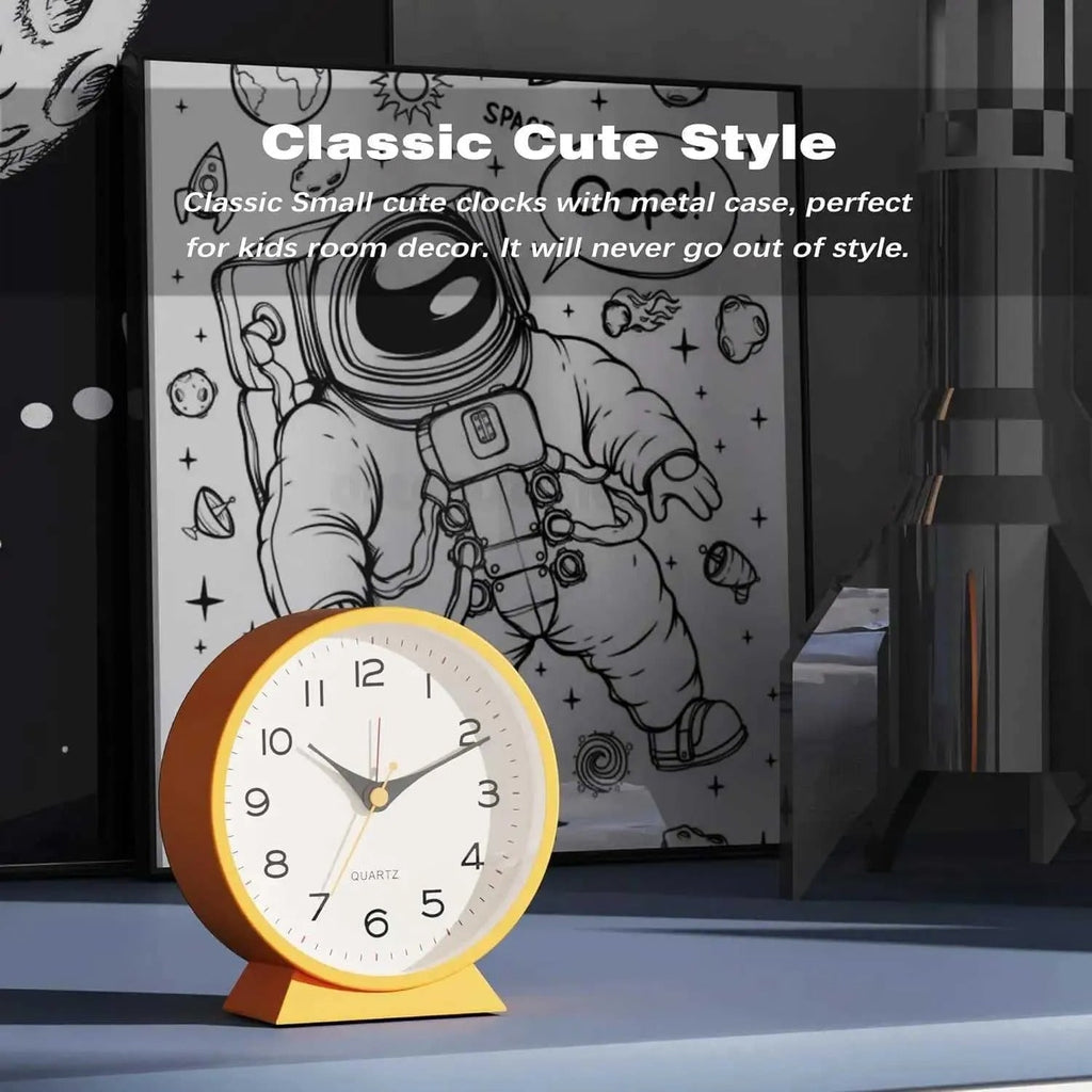 Retro Analog Alarm Clock with Battery Operation Non-Ticking Quartz Movement and Backlight - Image 15