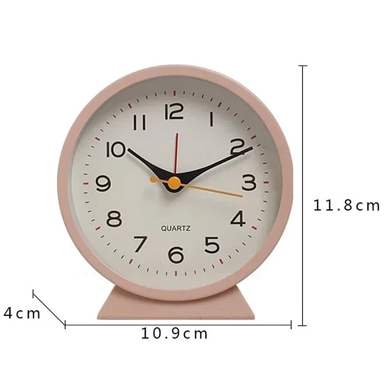 Retro Analog Alarm Clock with Battery Operation Non-Ticking Quartz Movement and Backlight - Image 17