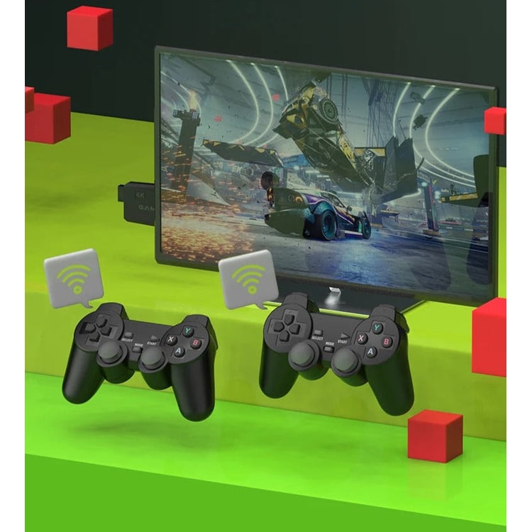 Retro Game Console Stick Wireless Plug Play HDMI 2 Controllers Classic - Image 6