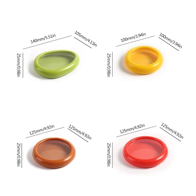 Reusable Food Savers and Silicone Covers with Stretch Lids to Reduce Waste Bag Sealers - Image 5