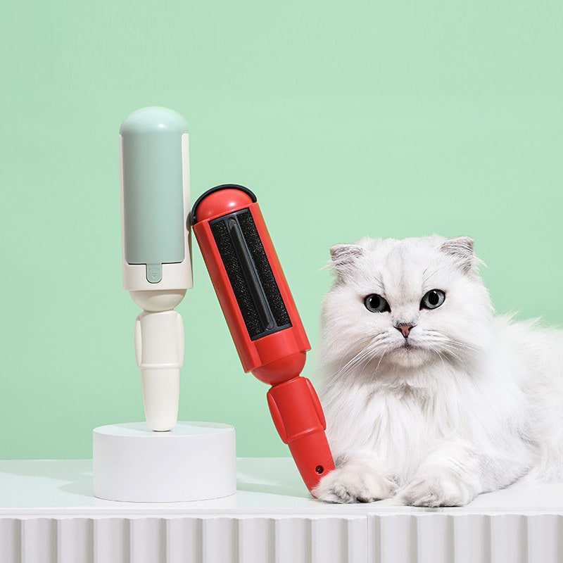 Reusable Pet Hair Remover Brush with Double-Sided Lint Removal Tool and Protective Cap - Image 4