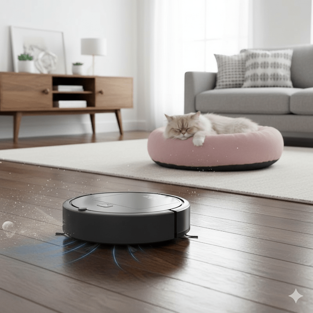 Robot Vacuum Cleaner with Hepa Filtration Quiet Operation and Automatic Smart Navigation - Image 3