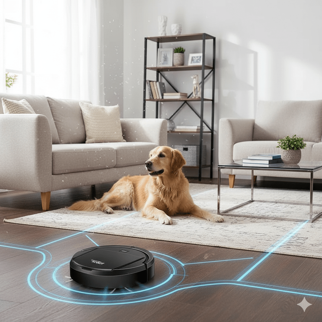Robot Vacuum Cleaner with Hepa Filtration Quiet Operation and Automatic Smart Navigation - Image 4