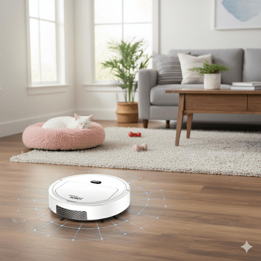 Robot Vacuum Cleaner with Hepa Filtration Quiet Operation and Automatic Smart Navigation - Image 5