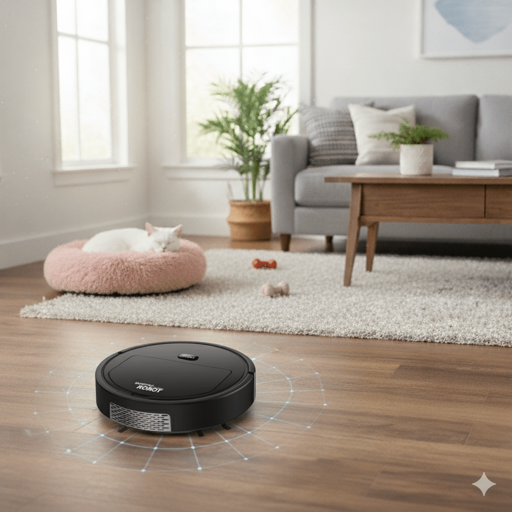 Robot Vacuum Cleaner with Hepa Filtration Quiet Operation and Automatic Smart Navigation - Image 7